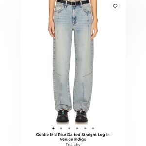 Goldie mid rise darted Straight Leg Women’s Jeans Venice indigo